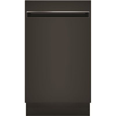 FD GE Profile ENERGY STAR 18 In. Top Control SmartHQ Dishwasher With Ss Interior, Sanitize Cycle, Black, ADA