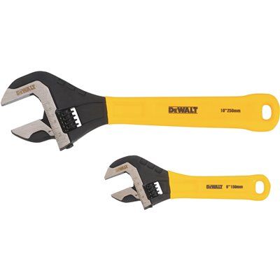 Dewalt® 6" And 10" Adjustable Wrench Set
