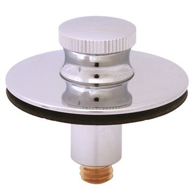 Briggs Lift-And-Turn Bathtub Stopper Assembly In Chrome