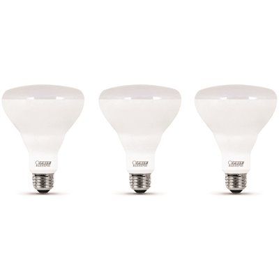 Halco 80278 LED Br30 Flood 9.5w (65w Equiv) 2700k Dimmable White Housing (6-Pack)