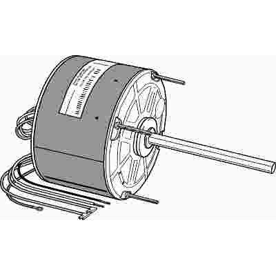 Century Std Efficiency Indoor Blower Motor 5-5/8 In. 208-230-Volt 4.3 Amp 1/2 HP 1075 RPM