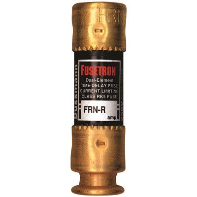 Cooper Bussmann Frn Series 50 Amp Brass Time-Delay Cartridge Fuses (2-Pack)