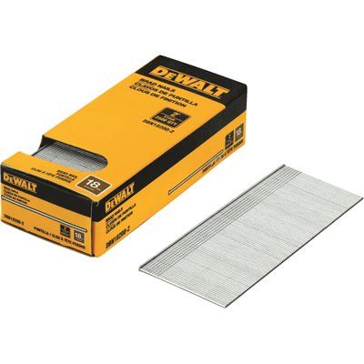 Dewalt 2 In X 18-Gauge Metal Brad Nails Package Of 2500