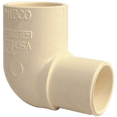 Nibco C4707-2 3/4" Spigot X Slip 90-Degree Street Elbow Cpvc-Cts