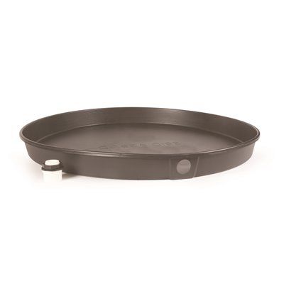 Camco 26 in. ID Plastic Water Heater Drain Pan w/ PVC Fitting