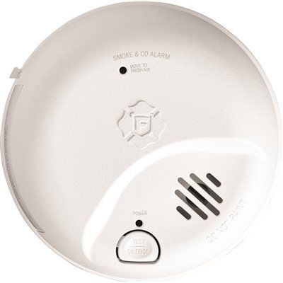BRK Electronics Interconnectable Ion Smoke &amp; CO Alarm With 10-Year Battery