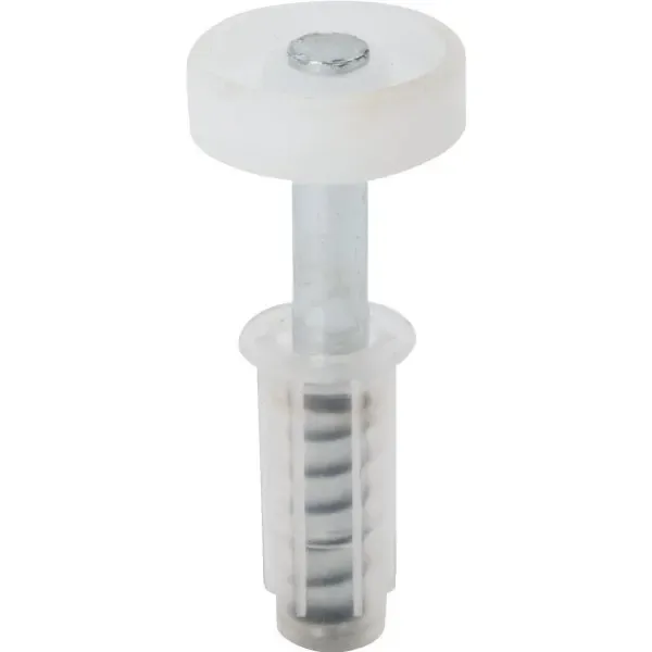 Wardrobe Bi-Fold Door Top Guide Wheel 7/8" Roller 3/8" Nylon Base, Package Of 2