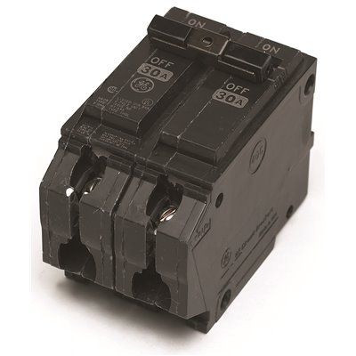 Ge 50 Amp 120/240 Volt 2-Pole Thick Circuit Breaker