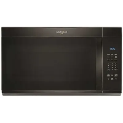 Whirlpool 1.7 Cubic Feet Over The Range Microwave 1000-Watts In Black