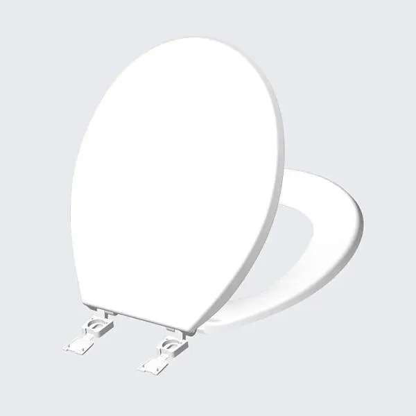 Maintenance Warehouse® Plastic Round Closed-Front Toilet Seat In White (10-Pack)
