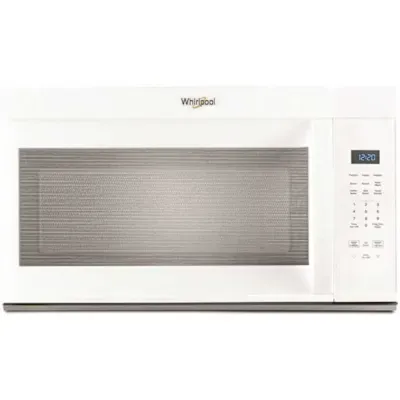 Whirlpool 1.7 Cubic Feet Over The Range Microwave 1000-Watts Cooking Power,white