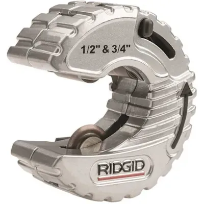 Ridgid 1/2" To 3/4" C34 "C" Style Quick Change Copper Pipe &amp; Tubing Cutter