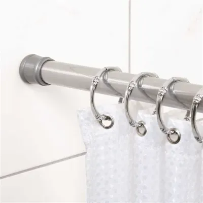 Zenna Home 72" Chrome Adjustable Tension Shower And Utility Rod