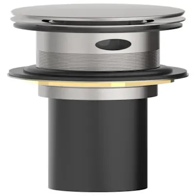 Seasons Press Pop-Up Assembly For Bathroom Faucet, Universal, Brushed Nickel