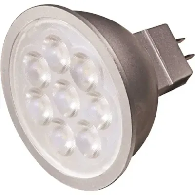 SATCO 6.5w LED Mr16 LED 2700k 40d Beam Angle Gu5.3 Base 12v Ac/Dc, Package Of 12