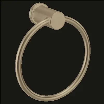 FD Cfg Brushed Nickel Towel Ring