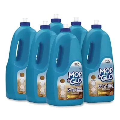 Professional Mop &amp; Glo Multi-Surface Floor Cleaner Fresh Citrus 64oz Case Of 6