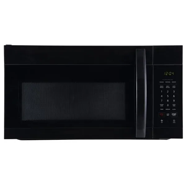 Seasons 1.7 cu. ft. Over The Range Ductless Microwave With Rear Vent, Black