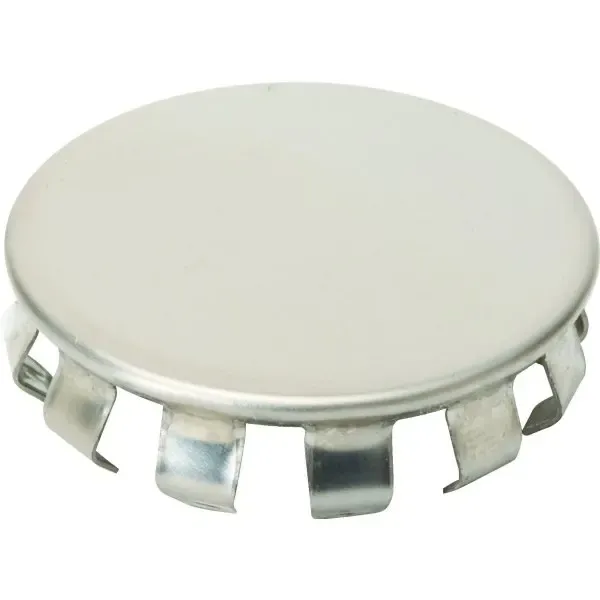 Snap-In 1-1/2" Chrome Faucet Hole Cover Package Of 5