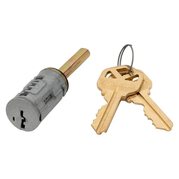Kwikset Silver Deadbolt Cylinder Replacement With Smartkey Security