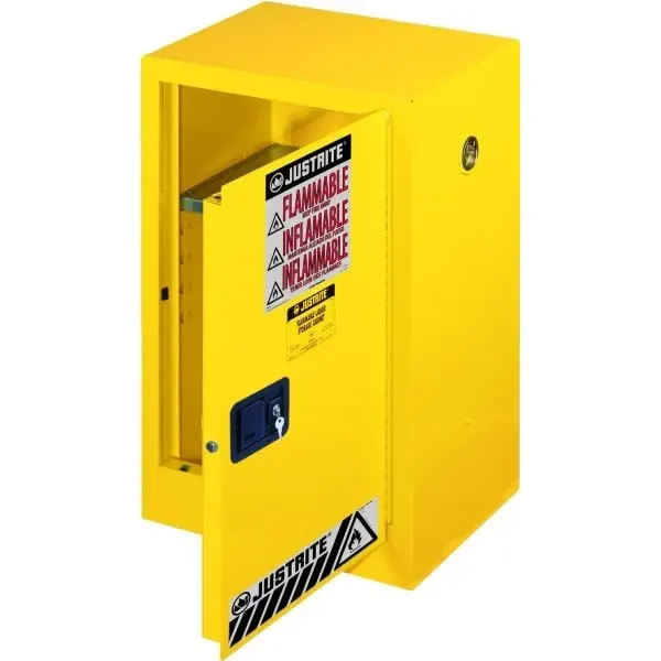 Justrite® 12 Gallon Sure-Grip® Ex Self-Closing Flammable Liquid Storage Cabinet