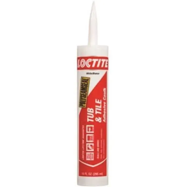 Loctite Polyseamseal 10 Fl Oz White Tub And Tile Adhesive Caulk