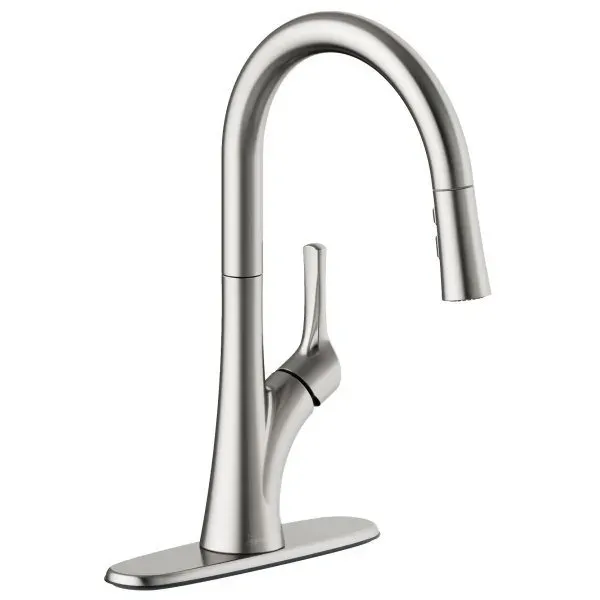 Seasons Westwind Single-Handle Pull Down Kitchen Faucet, Stainless Steel