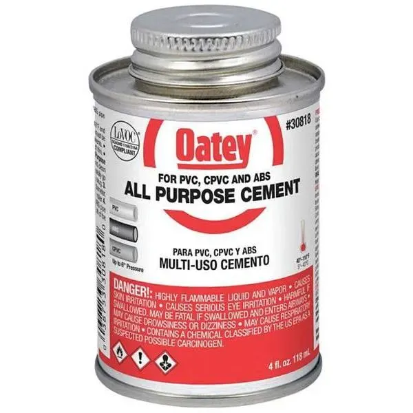 Oatey 4 Oz All-Purpose Cement