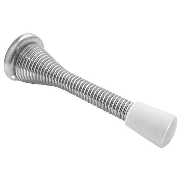 3 In Commercial Spring Door Stop (50-Pack) (Chrome)