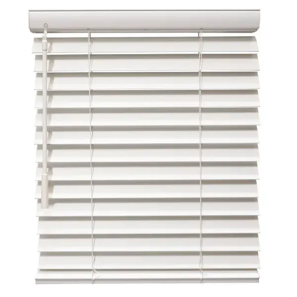 Champion 2 In. Smooth Faux Wood 36 In. X 60 In. Room Darkening Blind, Pure White