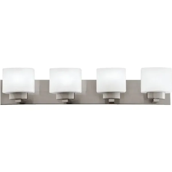 Seasons® Dove Creek 32 In. 4-Light Bath Vanity Fixture Satin Nickel