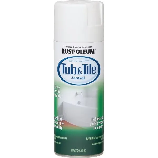 Rust-Oleum 12 Oz. Epoxy Tub/Tile Spray Paint (White)