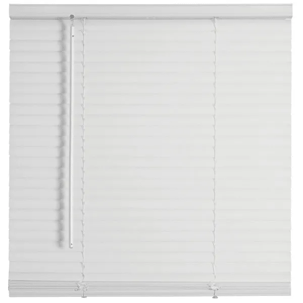 Champion 1 In. Vinyl 52 In. X 64 In. Light Filtering Blind, White