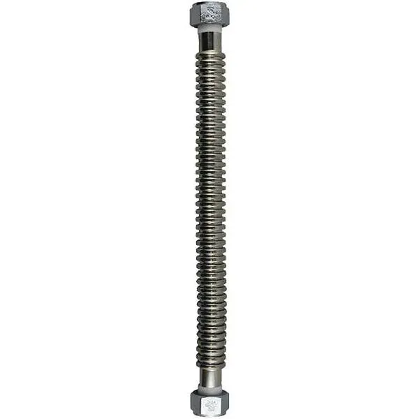 Home-Flex 3/4 In FIP X 3/4 In FIP X 15 In Stainless Steel Water Heater Connector
