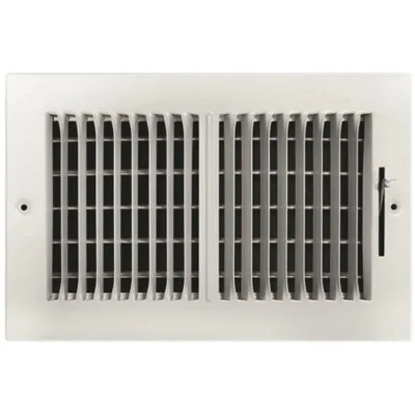 Truaire 10 In. X 6 In. 2-Way Steel Wall/Ceiling Register