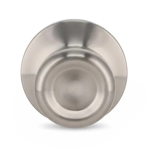 Shield Security Tulip Keyless Passage Door Knob In Satin Nickel 6-Pack