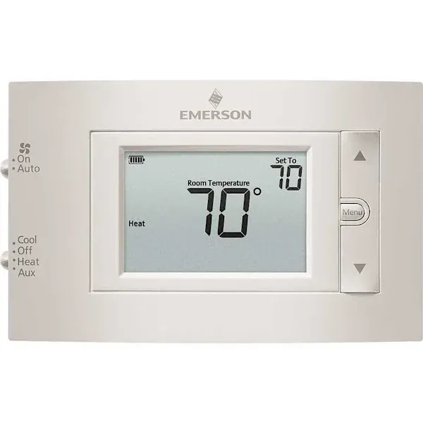 White-Rodgers 20-30vac Non-Programmable 2 Heat/1 Cool Heat Pump, 45-99 Degree