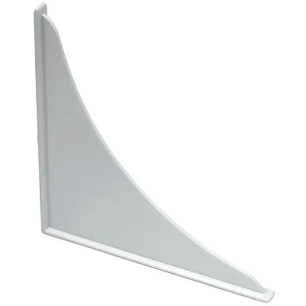 Proplus 7 In. L X 7 In. H Polystyrene Sidesplash Bathtub Guard In White