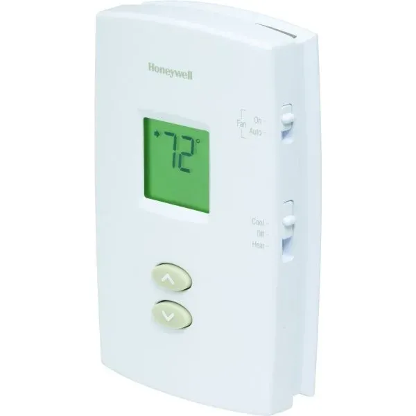 Honeywell 24v Heat/Cool Thermostat, PTAC Compatible, White