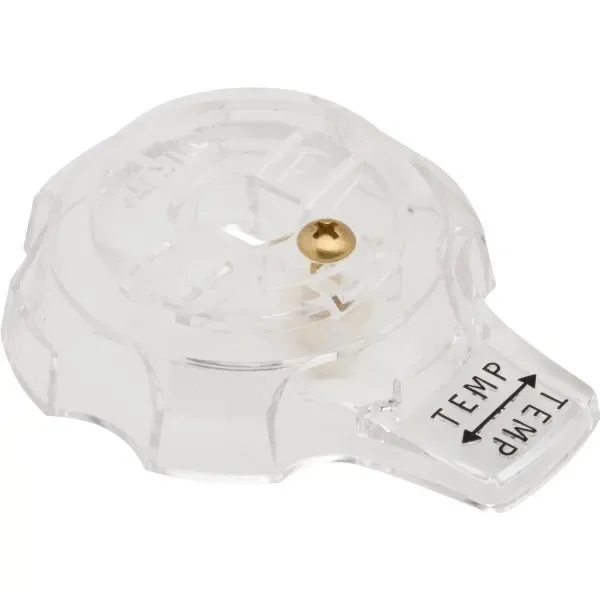 Replacement For Mixet Temperature Shower Handle Clear 1" Height 2pk
