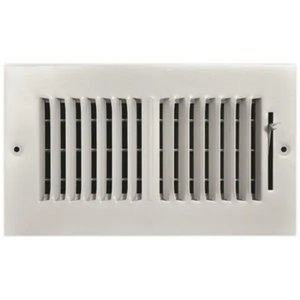 Truaire 8 In. X 4 In. 2-Way Steel Wall/Ceiling Register