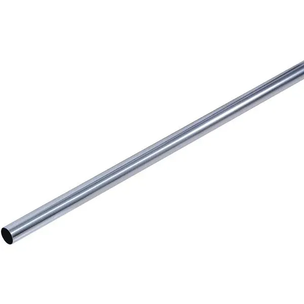 Design House Steel Shower Rod In Polished Chrome, 72 In., Package Of 5