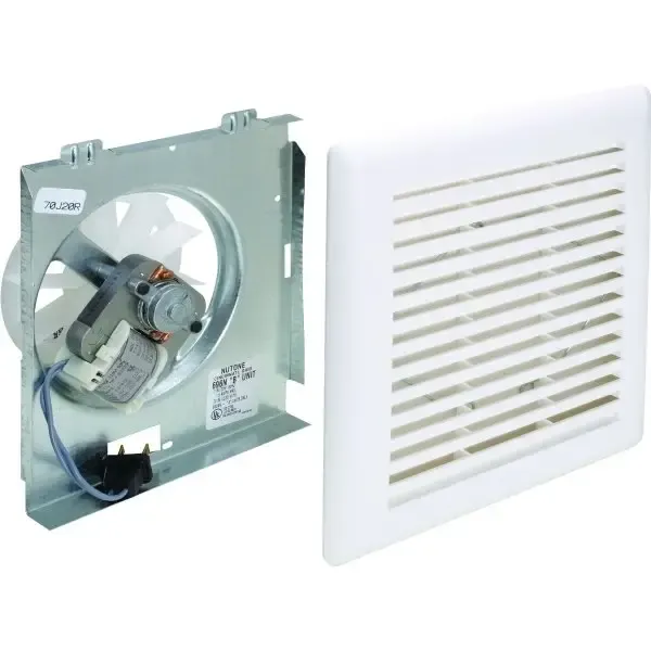 Broan Nutone Exhaust Fan Motor - Assembly And Grille