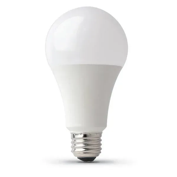 FEIT Electric A19 17.5 Watt 5000k E26 Base White Frost LED Bulb (12-Pack)