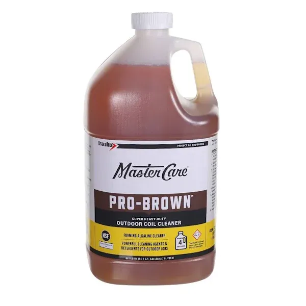 Diversitech 1 Gal Pro-Brown Non-Acid Foaming Outdoor Condenser, Case Of 4