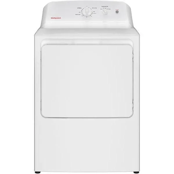 Hotpoint 6.2 Cu. Ft. Front Load Long Vent Electric dryer, White