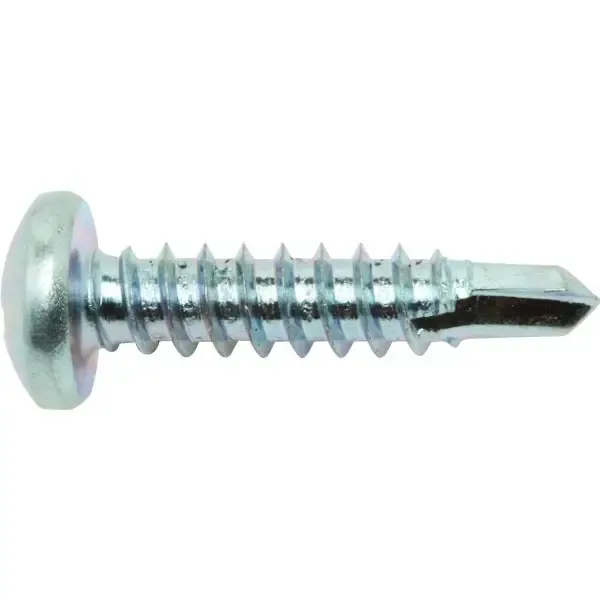 Wellsco 1/4 X 1" Phillips Pan Head Self-Drilling Screws Package Of 20