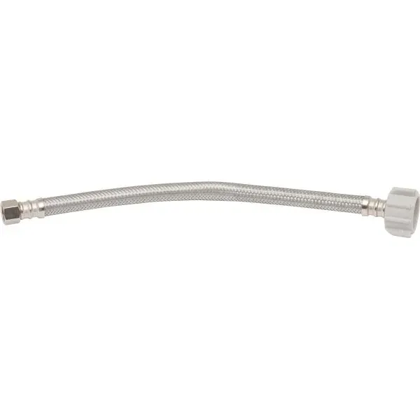 Fluidmaster® Stainless Steel Toilet Supply 16" 3/8 Comp X 7/8 Ballcock
