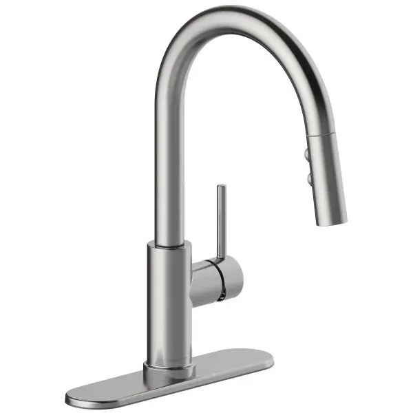 Seasons Westwind Single-Handle Pull Down Kitchen Faucet, Stainless Steel