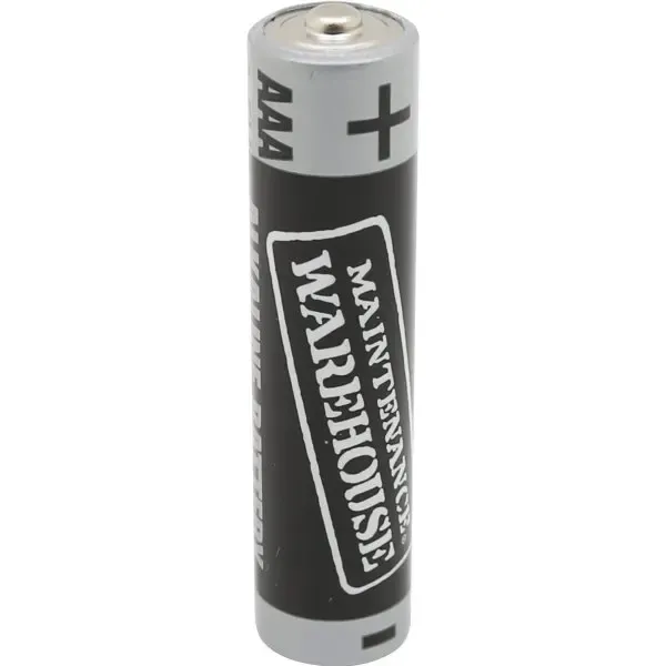 Maintenance Warehouse Alkaline AAA Batteries, 50-Pack